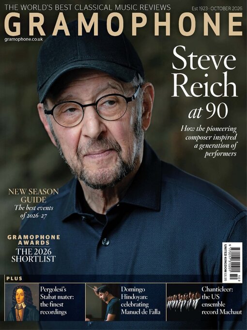 Cover image for Gramophone Magazine